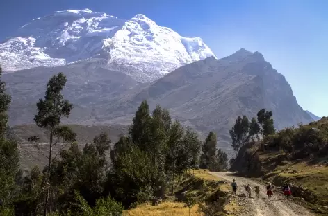 Premiers pas dans la Cordillère au pied du Huascaran