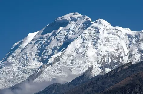 Vue sur le Huascaran depuis Honkopampa - Pérou