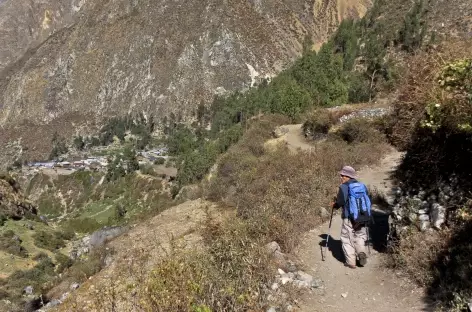 Arrivée sur le village de Huallapa - Pérou