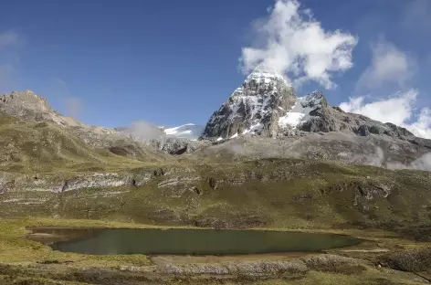 En montant au col Trapecio - Pérou