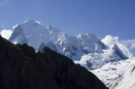 Dernière vision sur les hauts sommets de la Huayhuash depuis le col Mancan Punta - Pérou