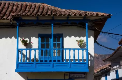 Détail d'une façade à Cusco - Pérou