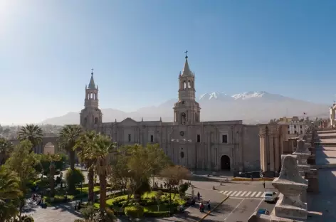 Arequipa, place d'Armes et cathédrale - Pérou