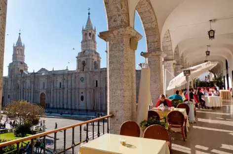 Arequipa, place d'Armes et cathédrale - Pérou