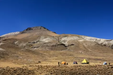 Arrivée au camp de Qollpa - Pérou