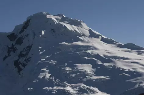 Vue depuis le col Tocclaraju - Pérou