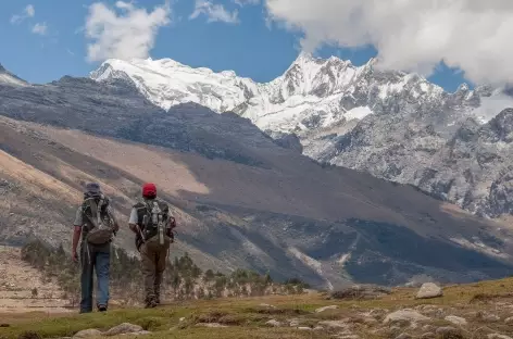 Huaraz > Honkopampa (3440 m), trek > Vallée d’Akilpo (4400 m)