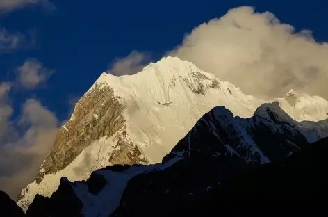 Coucher de soleil sur le Yerupaja - Pérou