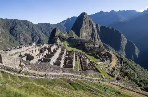Vue classique sur le Machu Picchu - Pérou - 