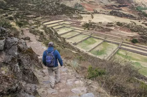 Arrivée sur le site inca de Tipon - Pérou