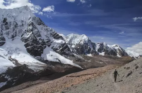 Enfilade de sommets au col Jampa - Pérou