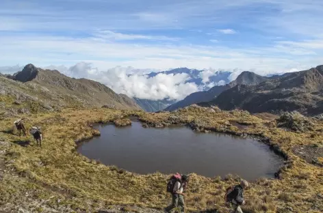 Montée au Col Mojon - Pérou