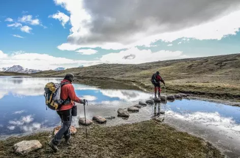 Marche vers notre camp de Sibinacocha - Pérou