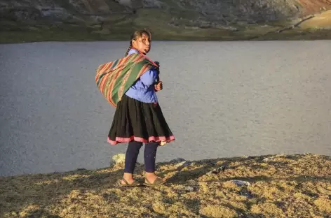 Rencontre dans la cordillère - Pérou