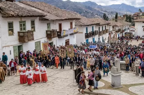 Fête religieuse au village de Chacas - Pérou