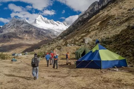 Camp à Tuctubamba - Pérou