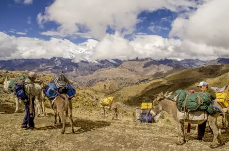 Entre la lagune Huecrucocha et le col Yanagrahirca - Pérou