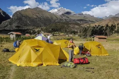 Notre camp à Kekepampa - Pérou