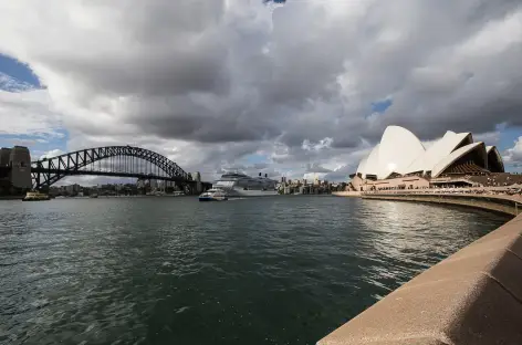 Sydney, l'Opéra et le Harbour Bridge