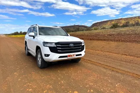 Centre rouge - véhicule 4x4