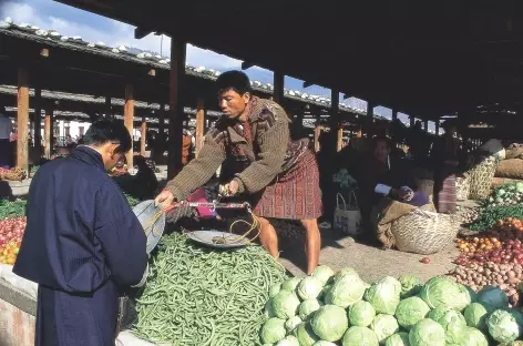 Marché de Thimphu  - Bhoutan