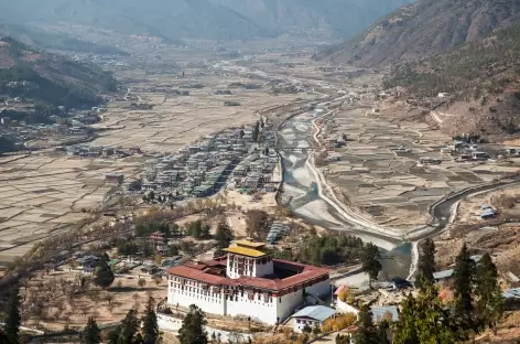Dzong et vallée de Paro - Bhoutan