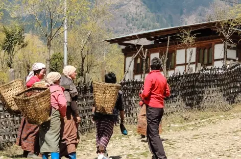 Rencontres sur le sentier - Bhoutan