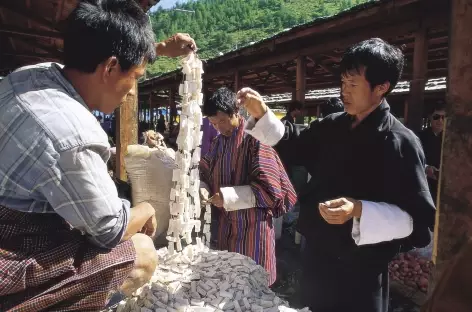 Sur le marché - Bhoutan