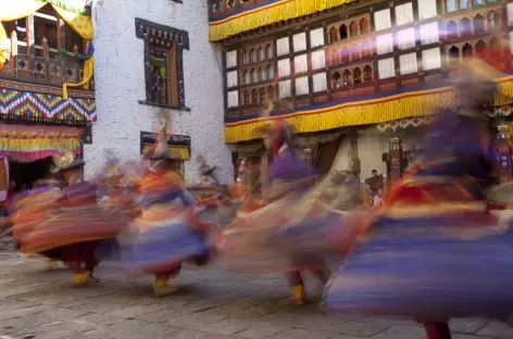 Danses au Festival - Bhoutan