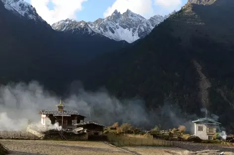 Le petit temple de Laya - Bhoutan