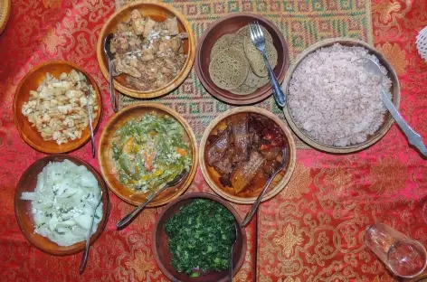 Repas typique- Bhoutan