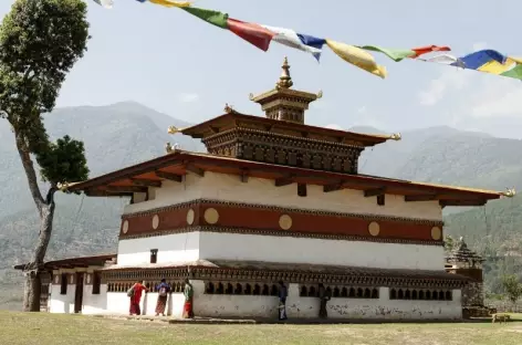Le temple de Chhimi Lhakhang - Bhoutan - 