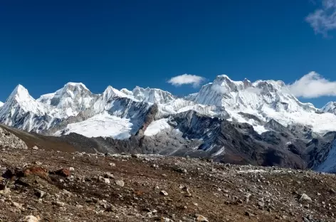 Panorama sur les massifs de Lunana - Bhoutan