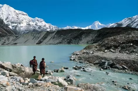 Lac glacaire au-dessus de Thangza - Bhoutan