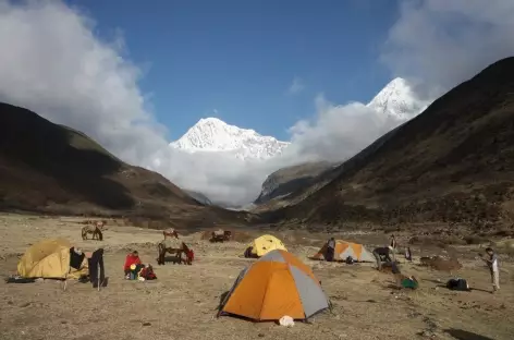 Camp de Lingshi - Bhoutan