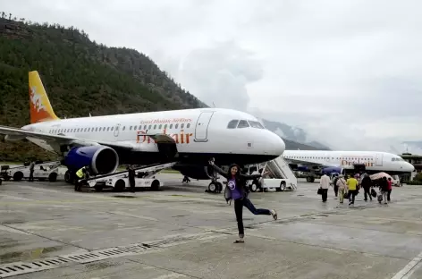 L'aéroport de Paro - Bhoutan