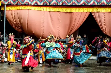 Danse des divinités terribles, Mongar - Bhoutan