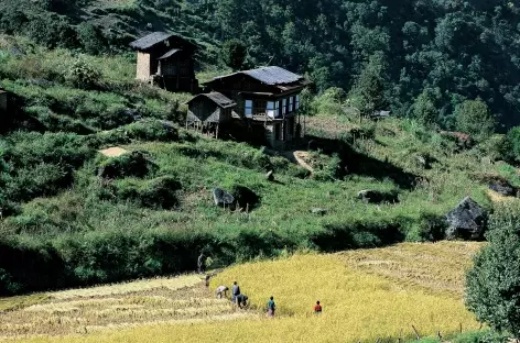 Village près de Kanglung - Bhoutan