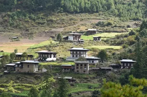 Village traditionnel bhoutanais 