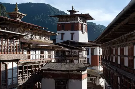 Cours intérieures de Trongsa - Bhoutan