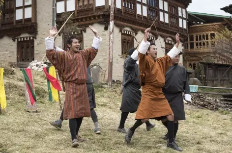 Compétition de tir à l'arc - Bhoutan