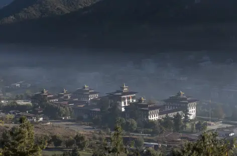 Dzong de Thimphu au petit matin - Bhoutan