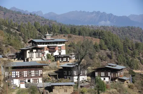 Habitat traditionnel de la vallée de Paro