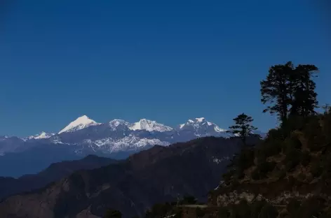 Chaîne himalayenne depuis le Pele La