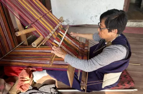 Tissage local à Rangjung