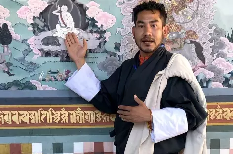 Dzong de Thimphu - Explication des peintures