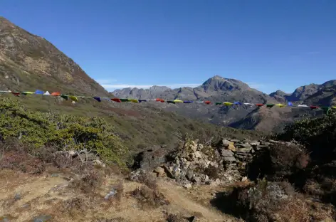 Col au-dessus de Jangchu Lhakha