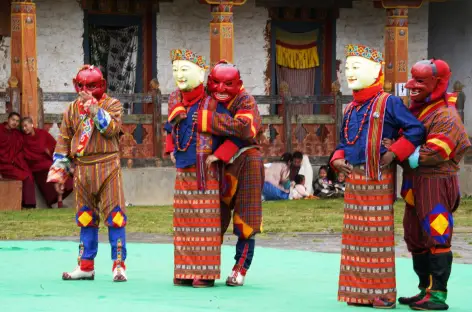 Poley-Moley au festival de Gasa, Bhoutan