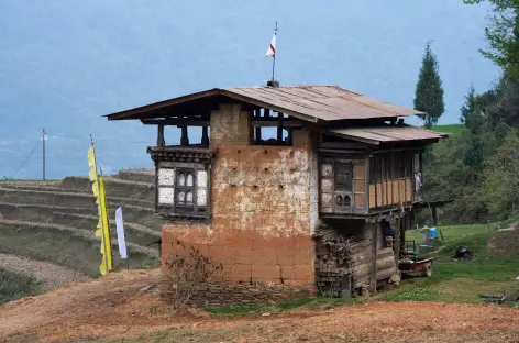 Ferme près de Goem Tamji, Bhoutan