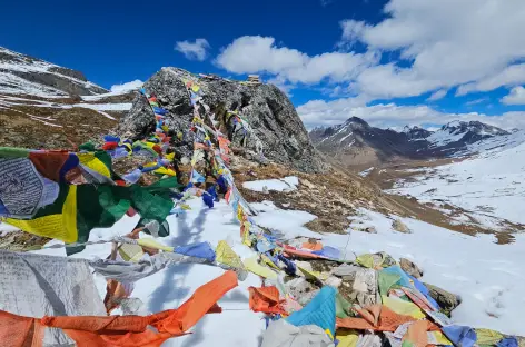 Col de Bongtey La (4902 m), trek du Jomolhari - Bhoutan - 